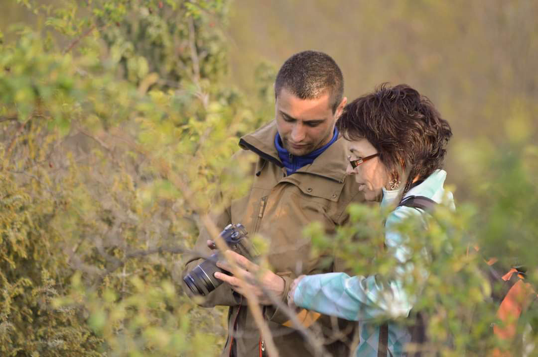 Elena Simion Tudosie alaturi de Cosmin Stan la o tura foto unu la unu
